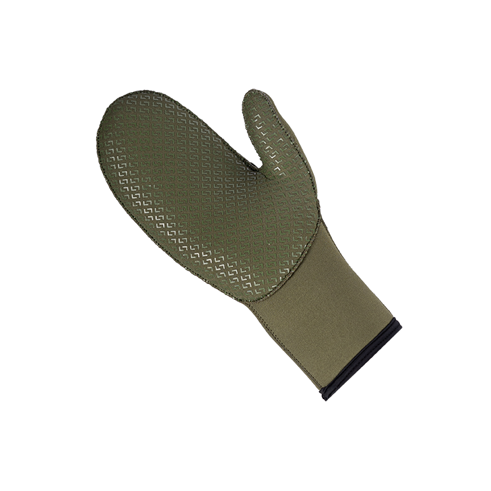 Grønn: Badevott med antiskli unisex - perfekt til isbading