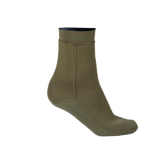 Grønn: Neoprensokker unisex - perfekt til isbading